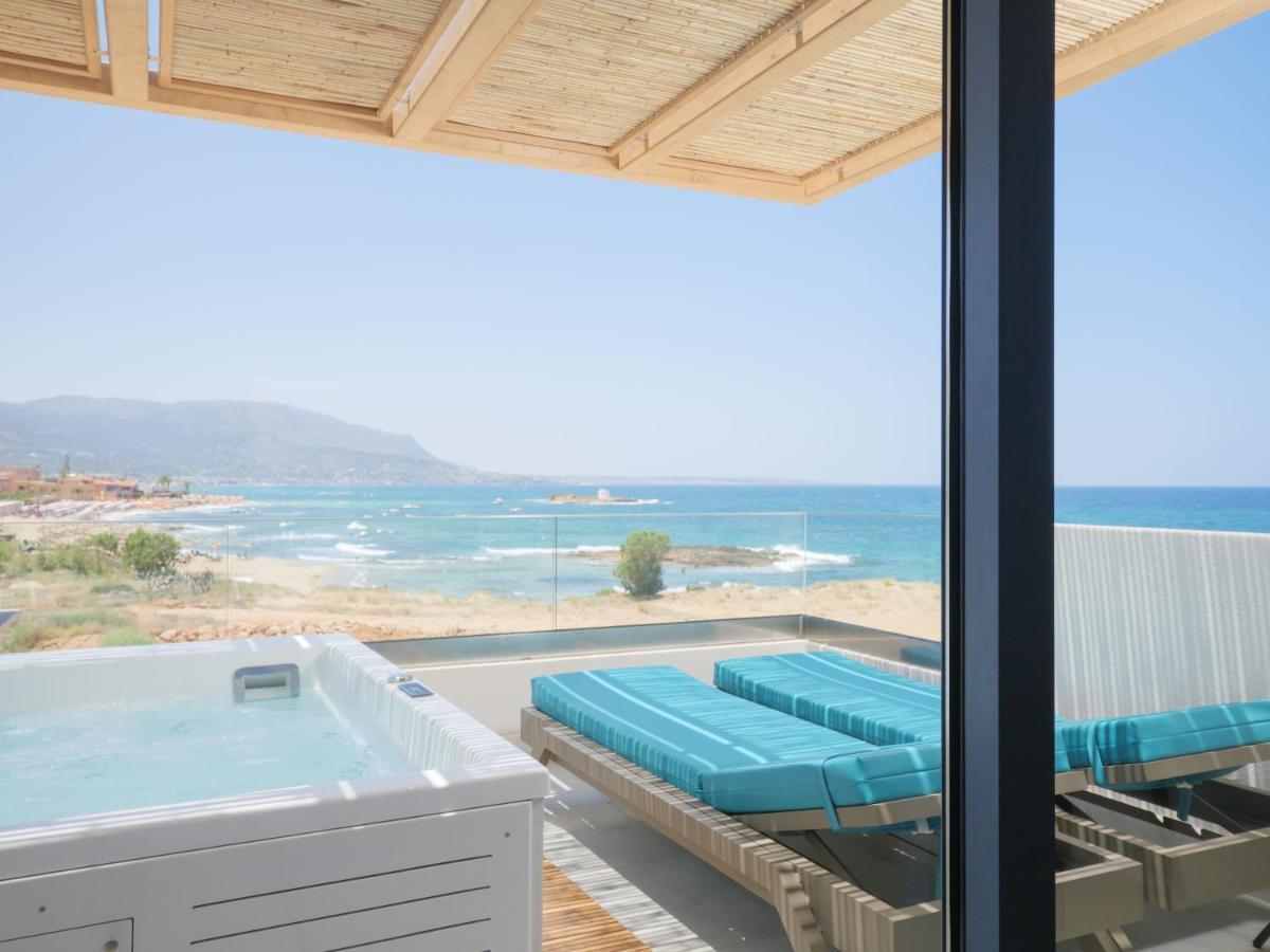 Pyrgos Blue Aparthotel Malia Exteriör bild