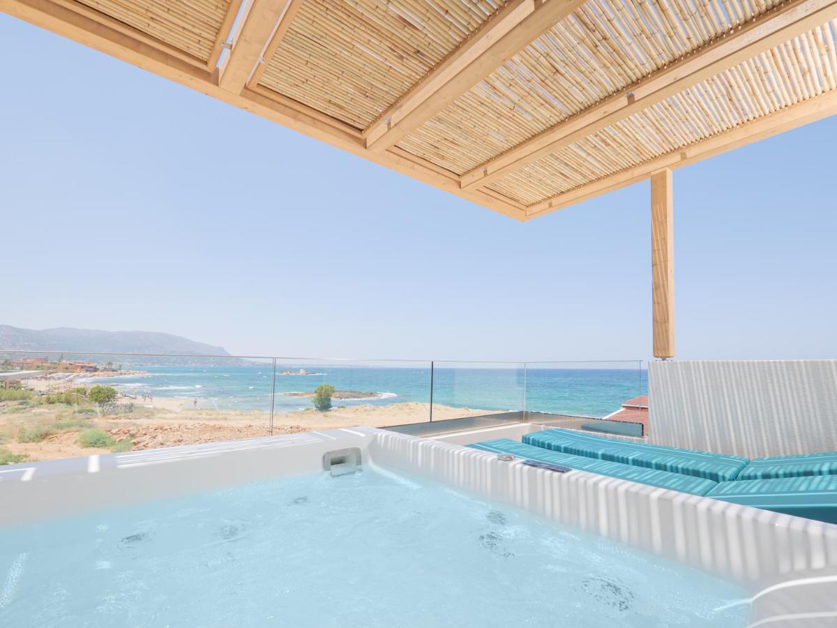 Pyrgos Blue Aparthotel Malia Exteriör bild