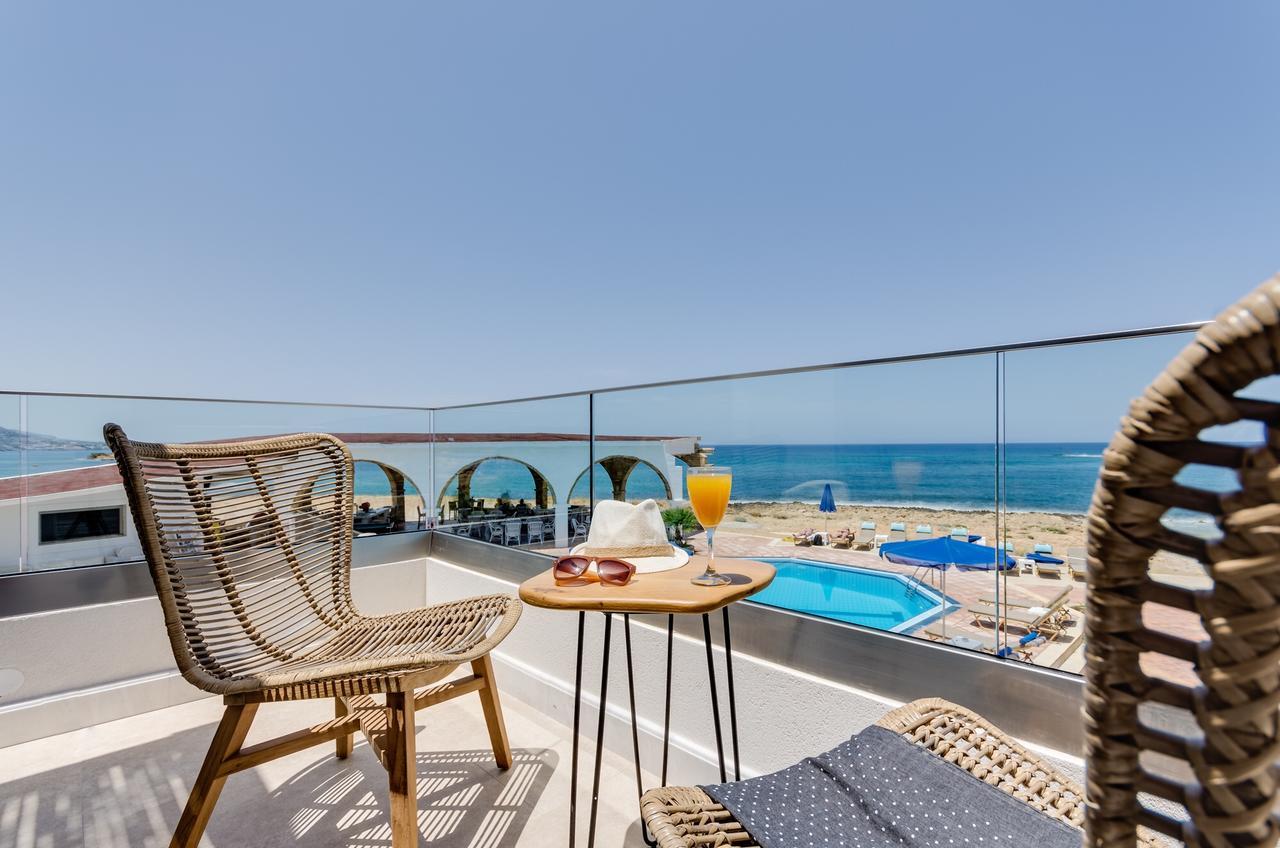 Pyrgos Blue Aparthotel Malia Exteriör bild
