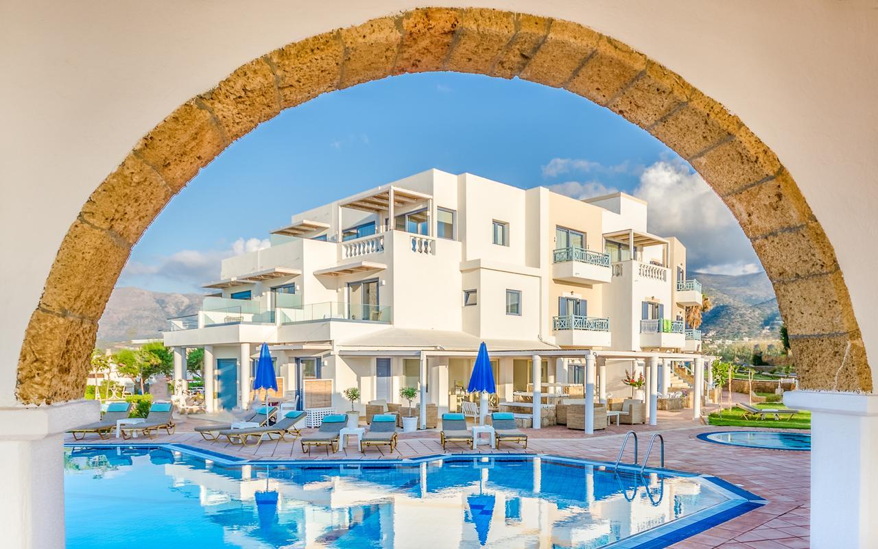 Pyrgos Blue Aparthotel Malia Exteriör bild